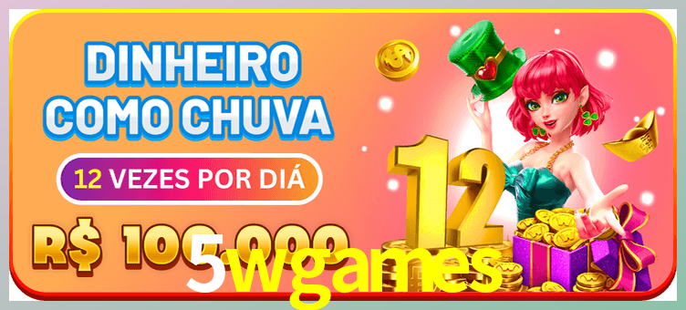 Aplicativo móvel 5wgames para iOS e Android